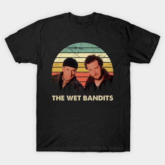 Vintage Wet Bandits Comedy Film Gift For Fans T-Shirt by Heavy Dark Artshy